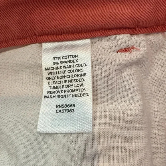 Men’s size 30 9” Shorts NWT 14th & Union from Nordstrom Coral Faded color - Picture 6 of 9